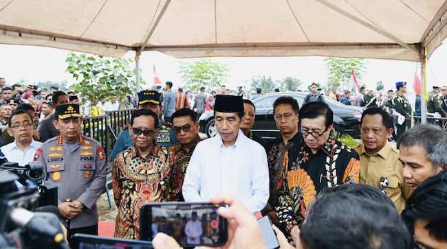 Joko Widodo and his delegation visits Rumoh Geudong, Pidie, Aceh, June 2023/ https://www.kominfo.go.id/ Joko Widodo and his delegation visits Rumoh Geudong, Pidie, Aceh, June 2023/https://www.kominfo.go.id/